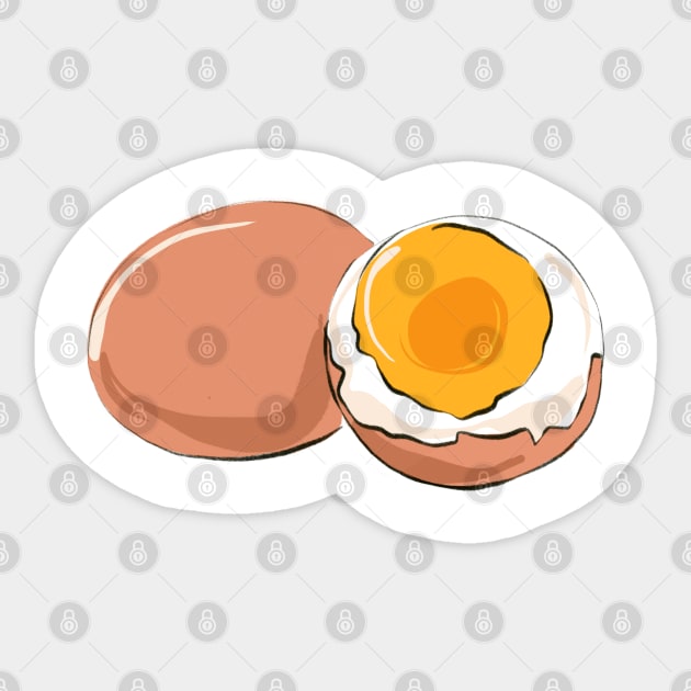 Egg Sticker by Just beautiful